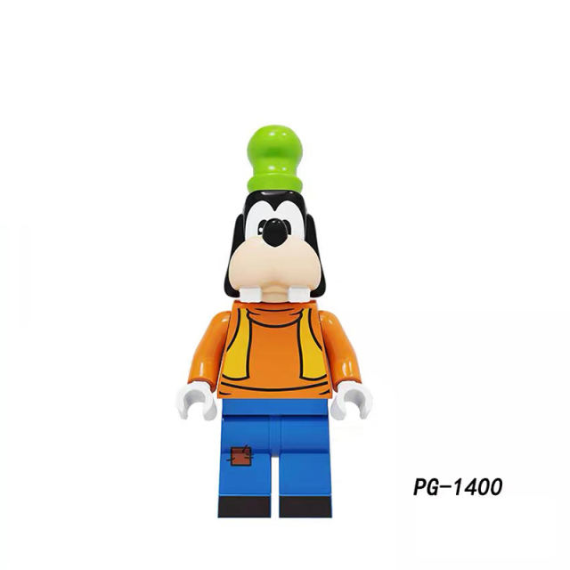 PG1400 Disney Cartoon Series Max Goof Action Figures Building Blocks Movie Minifigs Model Collection Children Birthday Gifts Toys