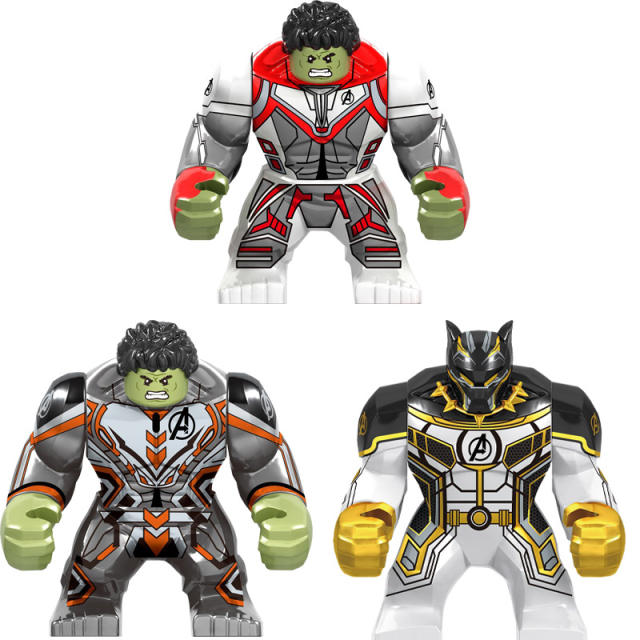 D202 America Disney Marvel superhero series Big Hulk Minifigurs Building Blocks Avengers Thanos  Action Iron Models Toys Gift