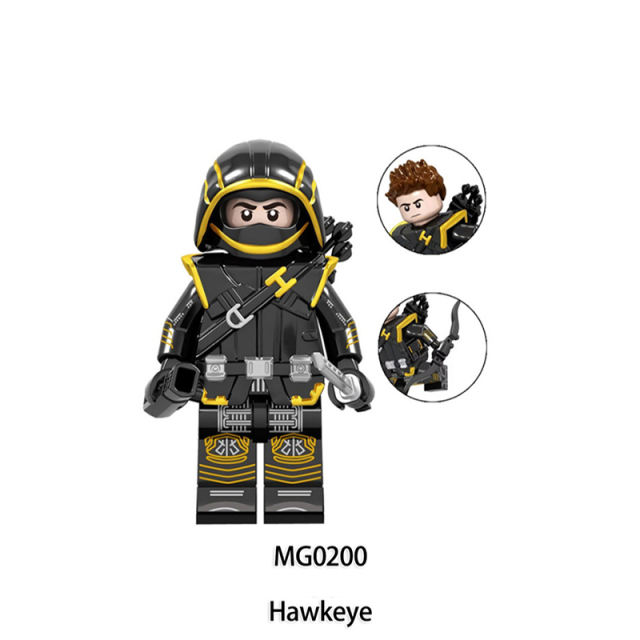 MG0200 Superheroes Series Hawkeye Action Figures Building Blocks DC Movie Tales of Suspense Minifigs Model Children Toys Boys Gifts