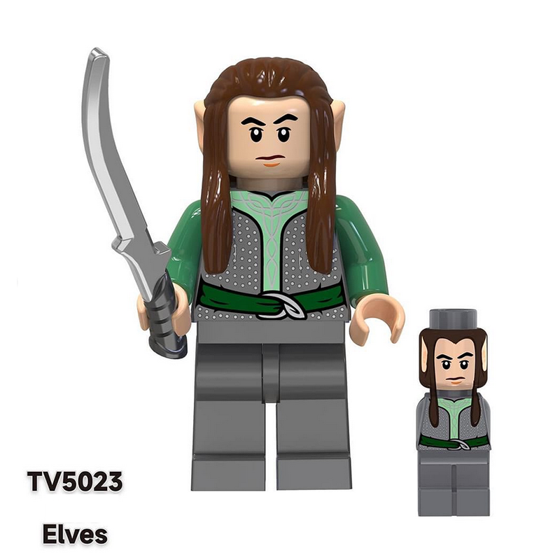 TV6403 The Lord of the Rings Minifigs Building Blocks Military Armor Soldiers Weapons Shield Sword Medieval Knight Hobbit Toys