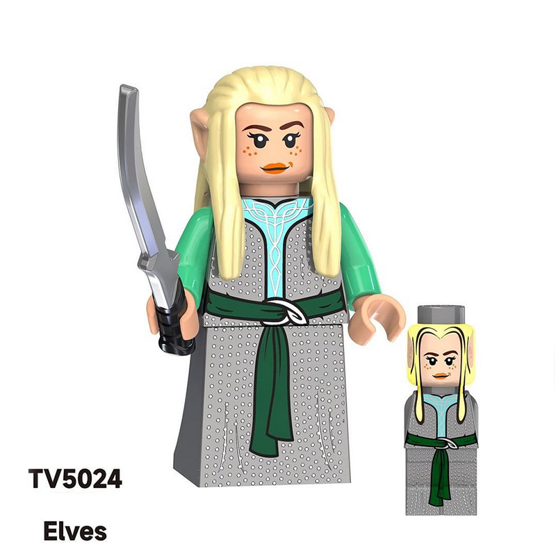 TV6403 The Lord of the Rings Minifigs Building Blocks Military Armor Soldiers Weapons Shield Sword Medieval Knight Hobbit Toys