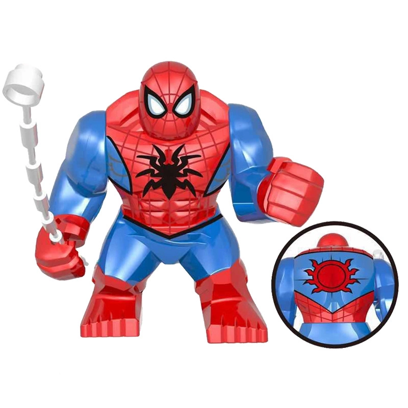 Super Heroes Spider Man Minifigs Bricks Kids Birthday Kits Compatible