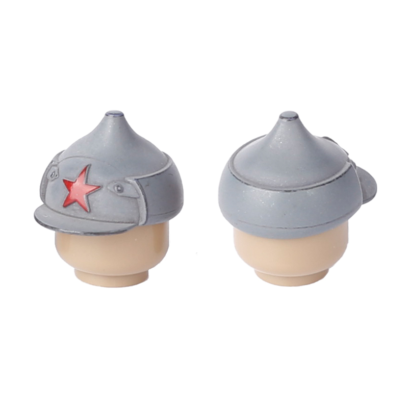 Military Tsarist Russia Bujoni hat Cap Building Blocks Soldier Figures Helmet Hat Weapon Accessory Bricks Toys Children Gifts