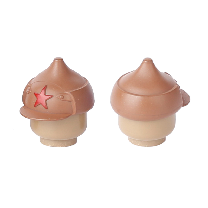 Military Tsarist Russia Bujoni hat Cap Building Blocks Soldier Figures Helmet Hat Weapon Accessory Bricks Toys Children Gifts