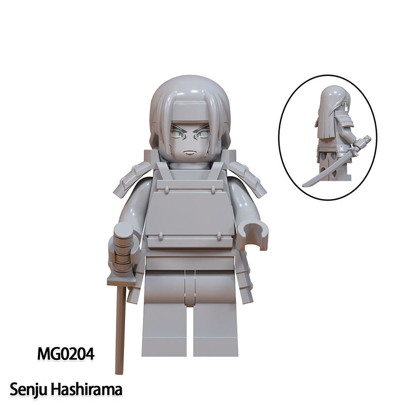 MG0204 MG0205 Anime Series Naruto Building Blocks Senju Hashirama Action Figures Uchiha Madara Minifigs Children Toys Gifts