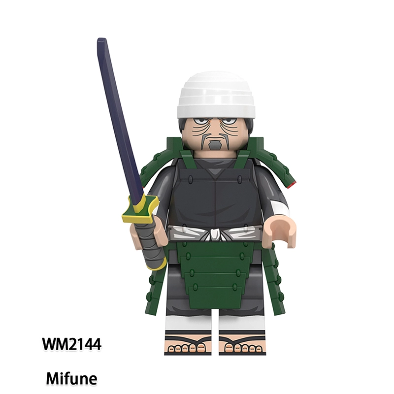 WM6112 Naruto Series Pain Minifigs Building Blocks Mifune Shimura Danzou  Pepperfish Hanzo Anime Action Figures Children Toys Gifts