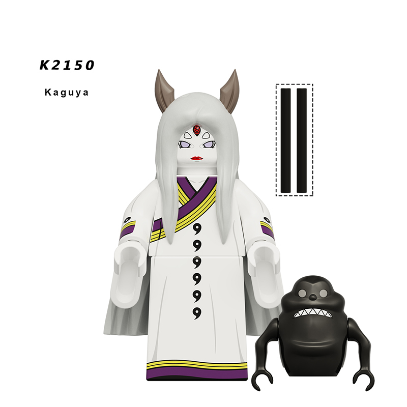 KDL819 Naruto Anime Tsunade Minifigs Building Blocks Kakashi Uzumaki Cartoon Action Weapons Boomerang Bricks Children Toys Gifts