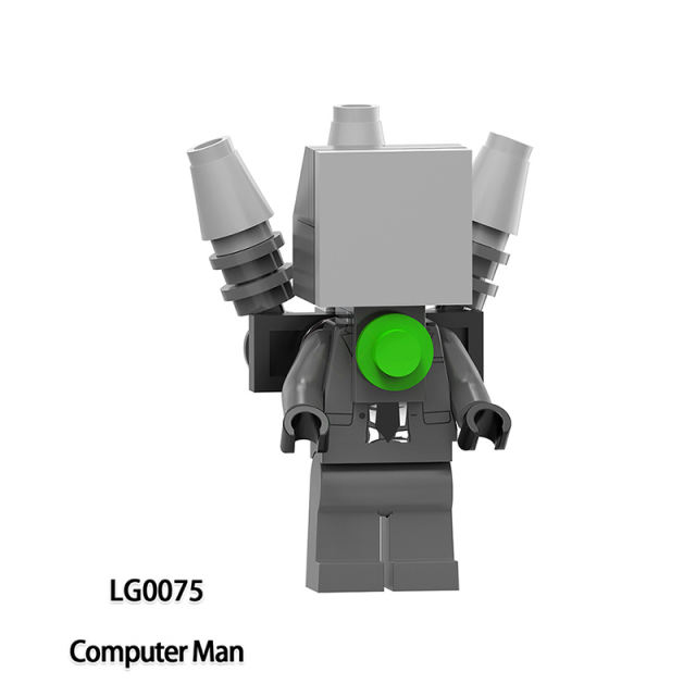 LG1011 Web Anime Series Monitor Minifigs Building Blocks Sound Titan Man TV Person Weapon Gun Swords Chainsaw Toys Boys