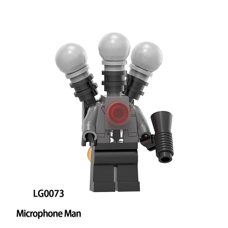LG1011 Web Anime Series Monitor Minifigs Building Blocks Sound Titan Man TV Person Weapon Gun Swords Chainsaw Toys Boys