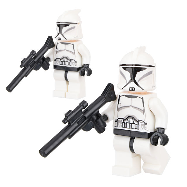 SW201 SW221 Star Wars Series Minifigs Building Blocks Superheroes Commander Bacara Clone Heavy Assault Trooper Weapon Toys JR8036