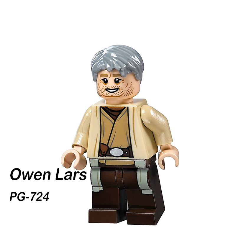 PG8053 Star Wars Series Owen Mandalorian Action Figures Clone Storm Trooper Soliders Weapon Movie Minifigs Children Gifts Toys