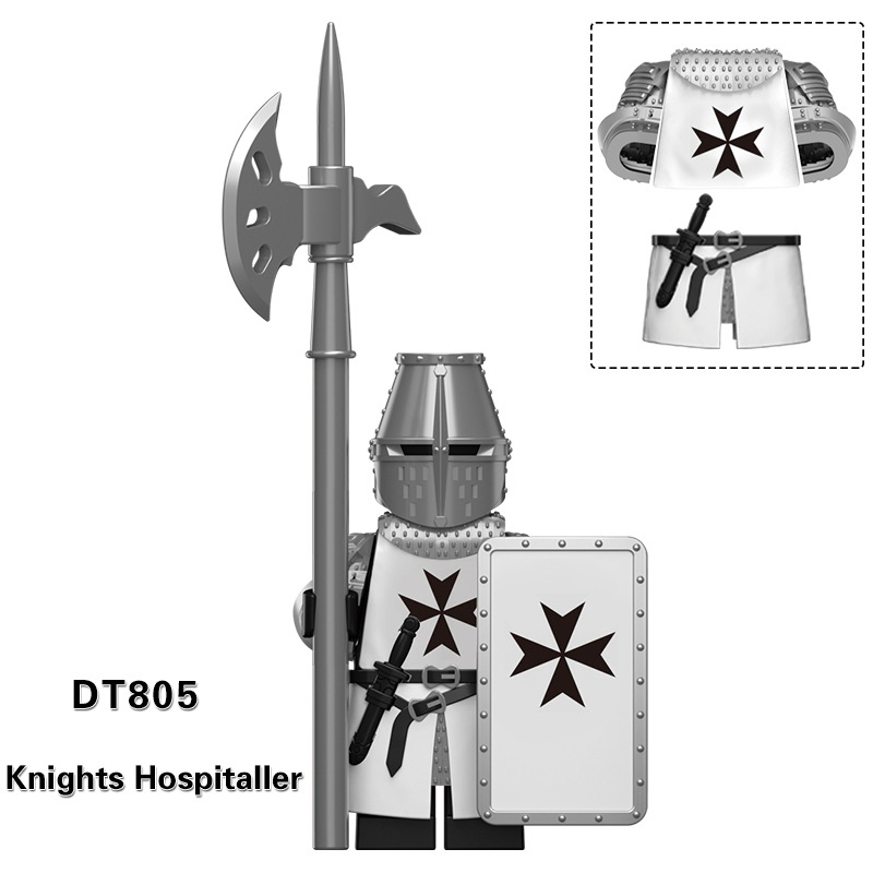 DT8901 Medieval Soldiers Military Minifigs Building Blocks ancient Rome War Shield Action Figures Mini Building Toy Children Gifts