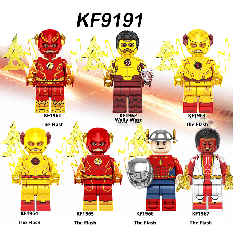 American DC Comics Superheroes Series The Flash Minifigs Bricks