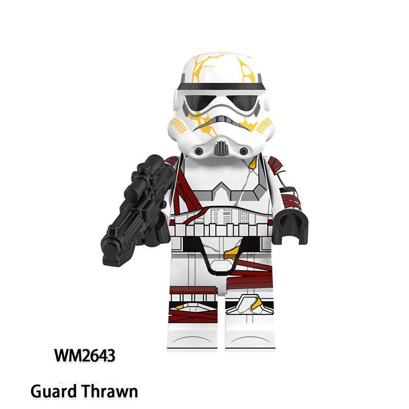 WM6174 Star Wars Series Storm Troopers Ahsoka Tano Minifigs Building Blocks Thrawn Solider Weapon Collection Toys Children Gifts