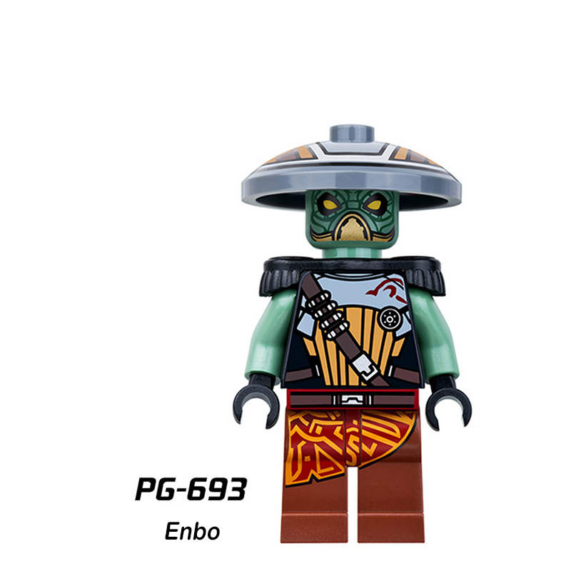 PG8037 Star Wars Hansolo Luke Wencuis Star Wars Luke Enbo Javanese Building Blocks Movie Compatible Children Birthday Gifts Toys