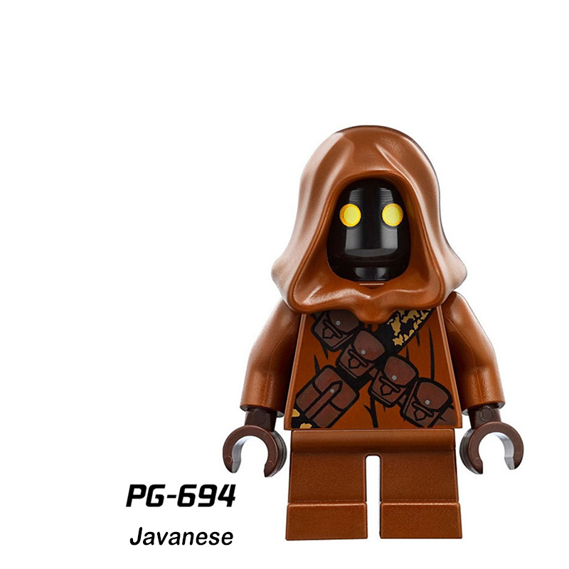 PG8037 Star Wars Hansolo Luke Wencuis Star Wars Luke Enbo Javanese Building Blocks Movie Compatible Children Birthday Gifts Toys