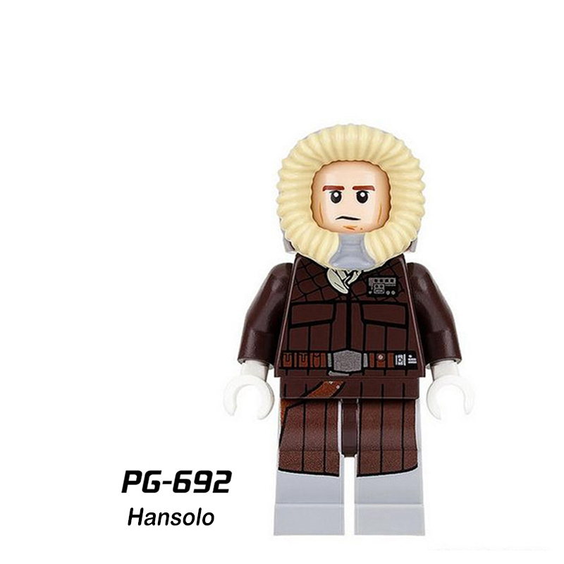 PG8037 Star Wars Hansolo Luke Wencuis Star Wars Luke Enbo Javanese Building Blocks Movie Compatible Children Birthday Gifts Toys