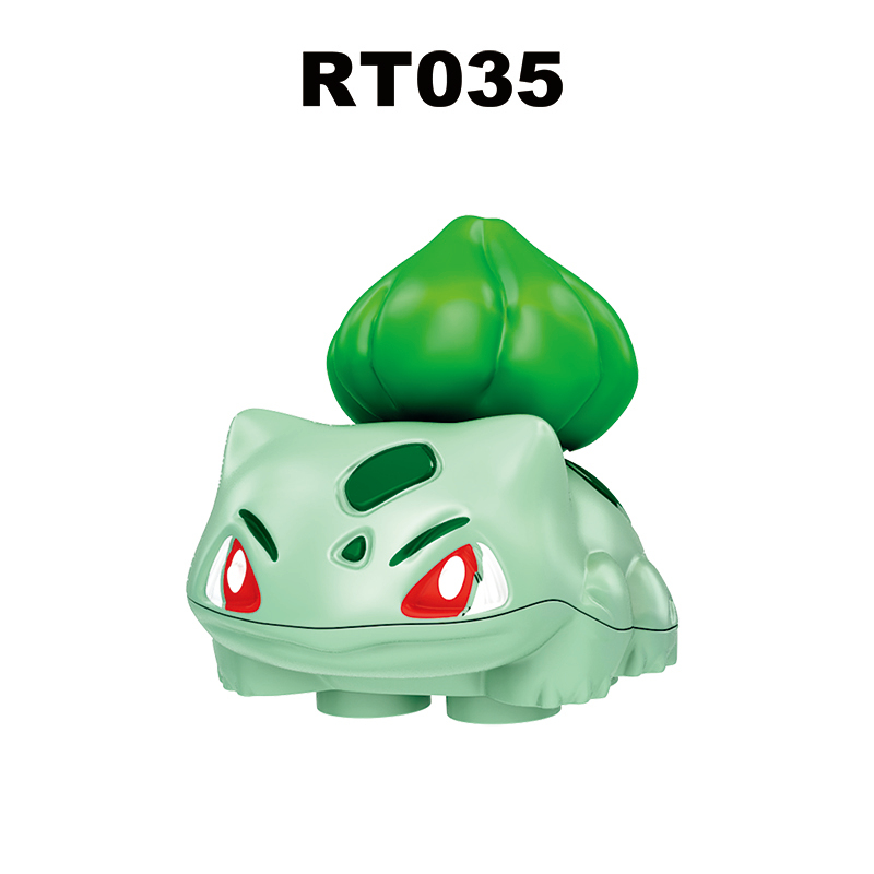 RT026-036 Pokemon Pikachu Charmander Psyduck Squirtle Bulbasaur Seed Gengar Anime Figures Toys Model Kawaii Children Gifts Toys