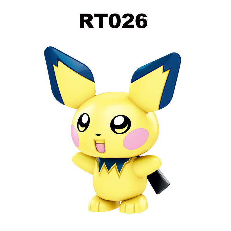 RT026-036 Pokemon Pikachu Charmander Psyduck Squirtle Bulbasaur Seed Gengar Anime Figures Toys Model Kawaii Children Gifts Toys
