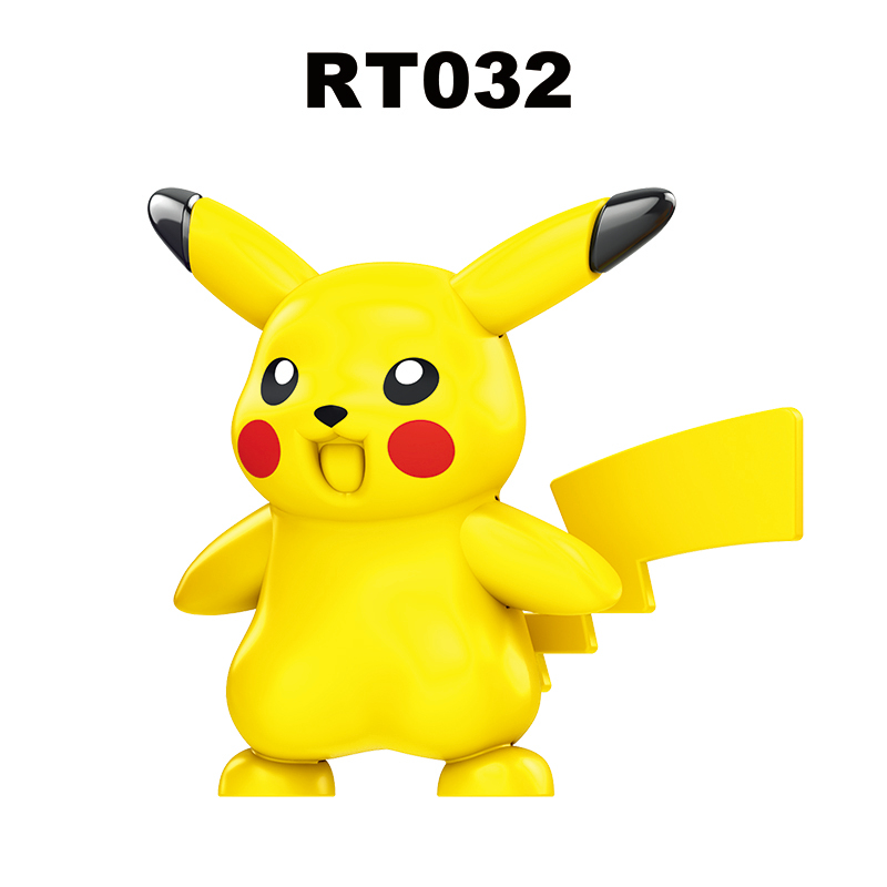 RT026-036 Pokemon Pikachu Charmander Psyduck Squirtle Bulbasaur Seed Gengar Anime Figures Toys Model Kawaii Children Gifts Toys