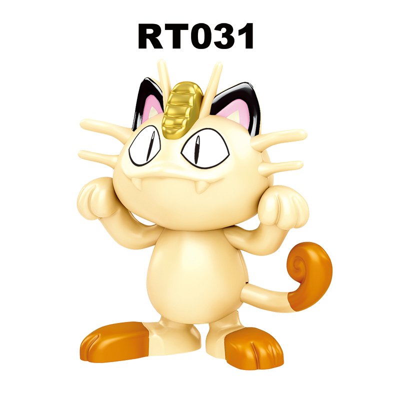 RT026-036 Pokemon Pikachu Charmander Psyduck Squirtle Bulbasaur Seed Gengar Anime Figures Toys Model Kawaii Children Gifts Toys