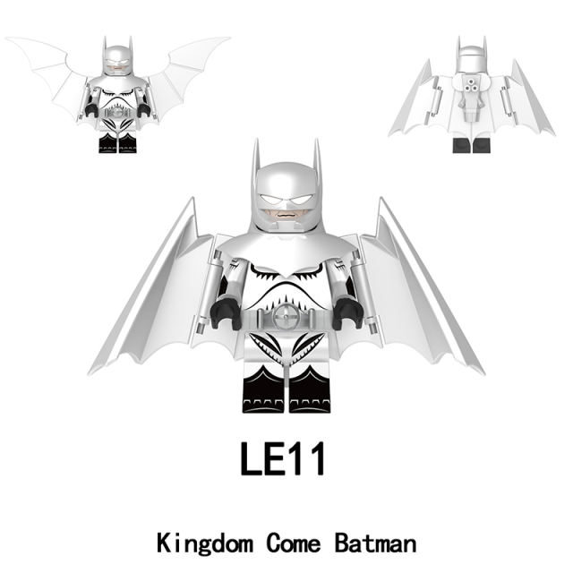 LE10-12 Marvel DC Series Superheroes Batman Action Figures Building Blocks Kingdom Com Weapon Accessories Children Toys Boys Gift