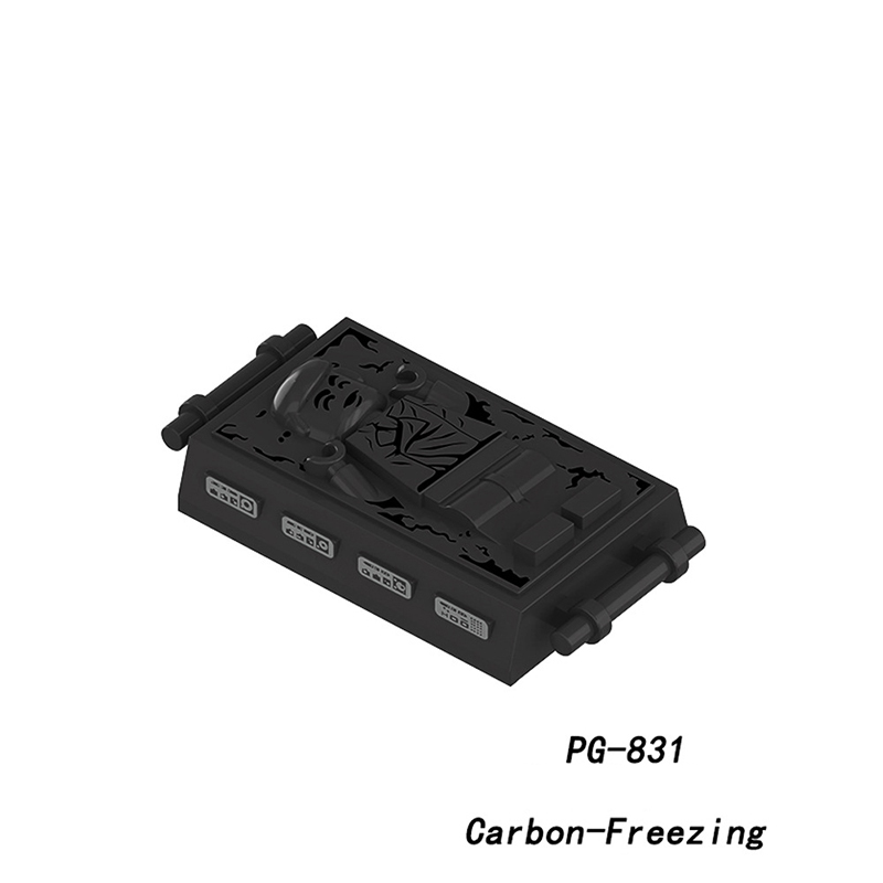 PG831 Star War Series Carbonization Freezing Device Accessories Building Blocks Hansolo Action Figures Compatible Children Gift Toy