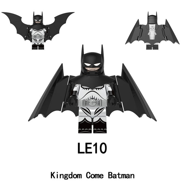 LE10-12 Marvel DC Series Superheroes Batman Action Figures Building Blocks Kingdom Com Weapon Accessories Children Toys Boys Gift