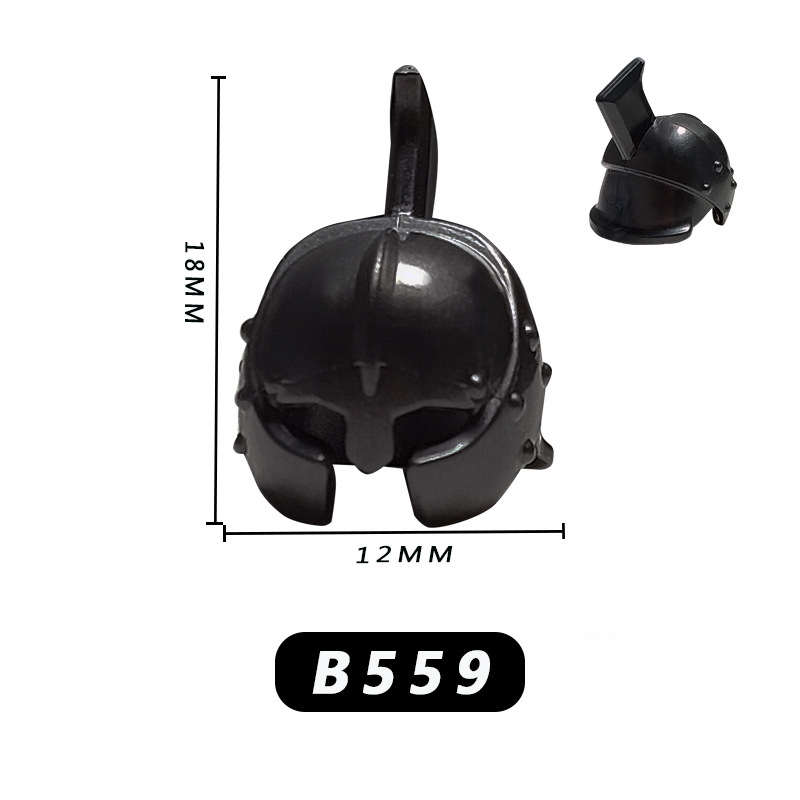 Medieval Kinights Weapons Rome Helmets Warriors Soldiers Armor Building Blocks The Lord of the Rings Figures Brick Compatible Toy