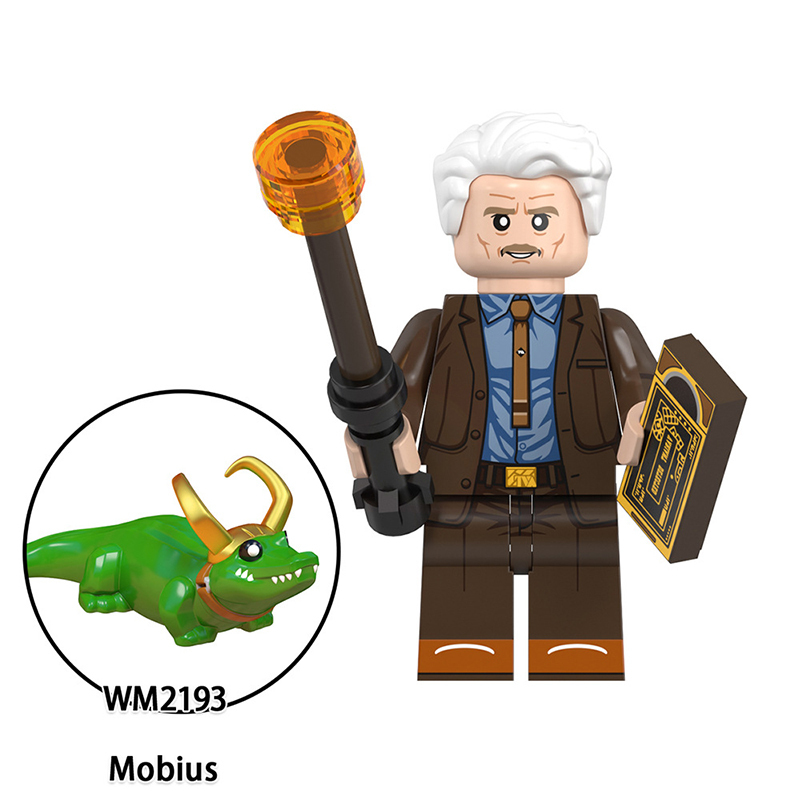WM6119 Marvel Superhero Kang The Conqueror Mobius Minifig Building Blocks DC Kid Loki Action Figures Collection Toy Children Gift