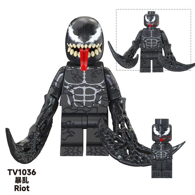 TV6205 Marvel DC Super Hero Deadpool Action Figures Wolverine Riot Minifigs Building Blocks Model Collection Toys Children Gifts