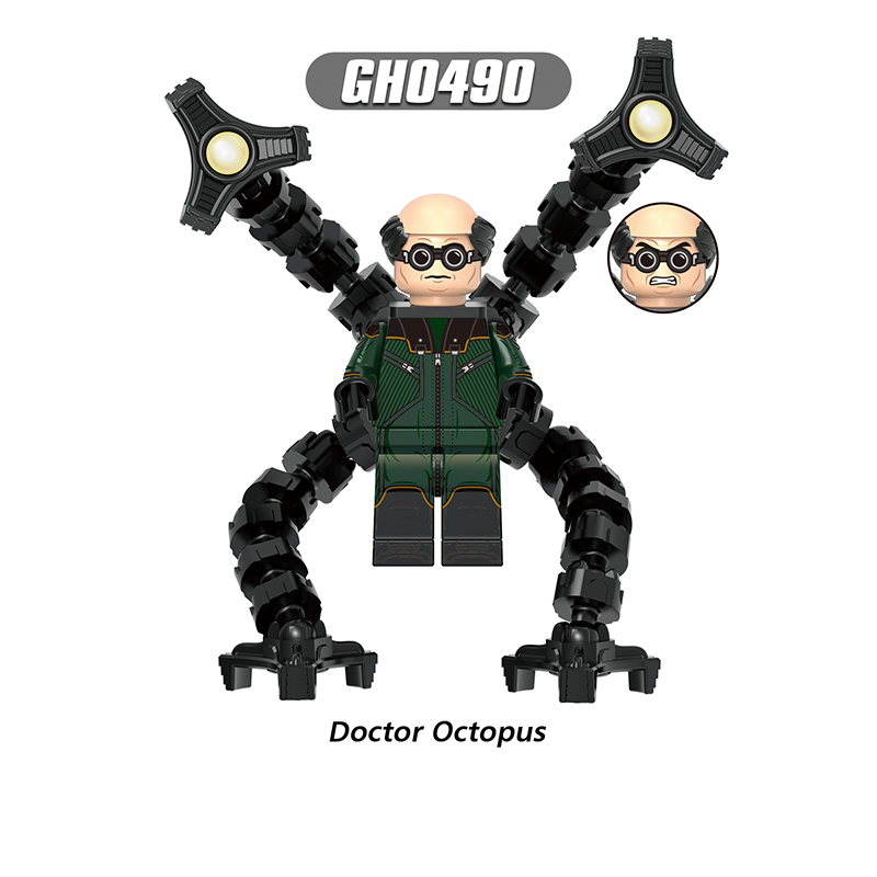 G0162 Maevel DC Superhero Series Suit Minifigs Building Blocks Venom Action Figures Doctor Octopus Collection Toys Children Gifts