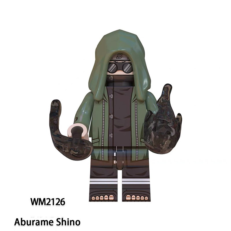 WM6110 Naruto Anime Series Minifigures Building Blocks Gojo Satoru Rogo Fushiguro Megumi Comic Figures Bricks Model Toy Gift for Kids