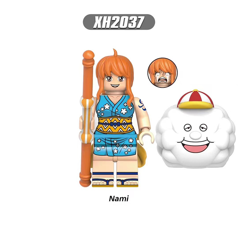 X0352 One Piece Series Toney Chooper Mini Anime Action Figure Building Blocks Zoro Nami Cartoon Movie Model Kids Birthday Gift