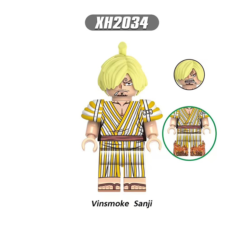 X0352 One Piece Series Toney Chooper Mini Anime Action Figure Building Blocks Zoro Nami Cartoon Movie Model Kids Birthday Gift