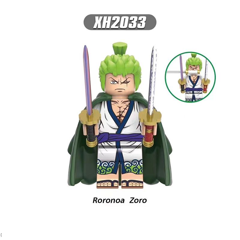 X0352 One Piece Series Toney Chooper Mini Anime Action Figure Building Blocks Zoro Nami Cartoon Movie Model Kids Birthday Gift