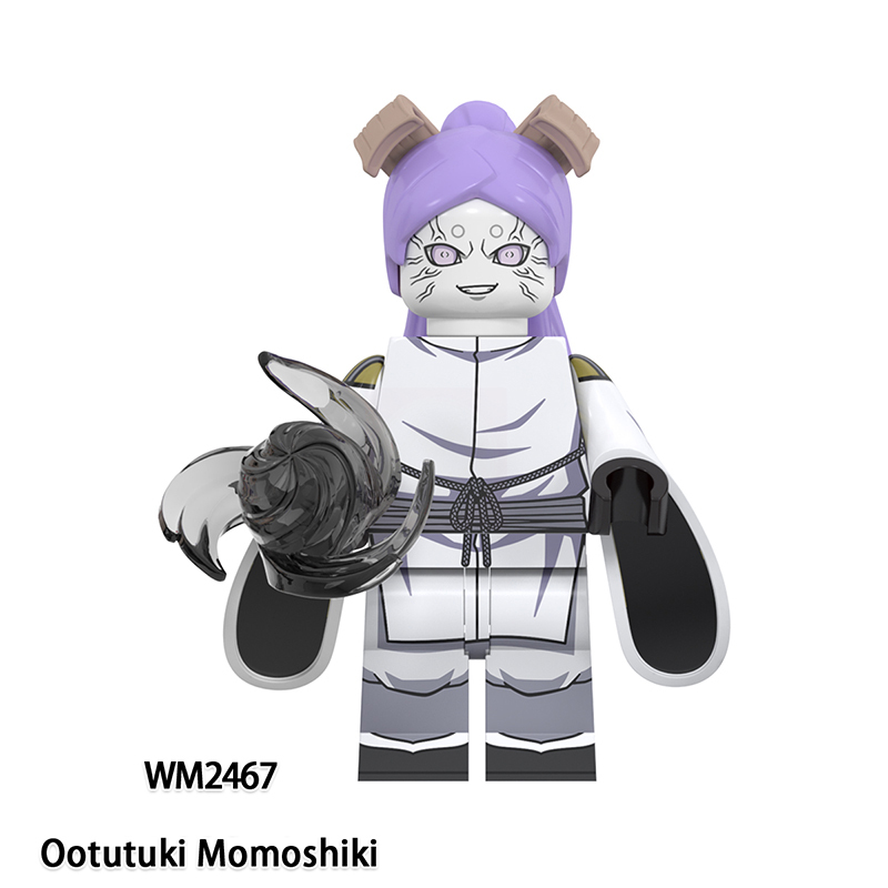 WM6152 Naruto Series Uzumaki Boruto Minifigs Uchiha Sasuke Building Blocks Hyuga Hinata Anime Action Figures Children Toys Gifts