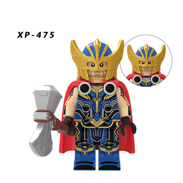 KT1062 Marvel Super Heroes Minifigs Building Blocks Max Reger Groot Valkyrie Korg Bricks Model Toys Gifts For Kids