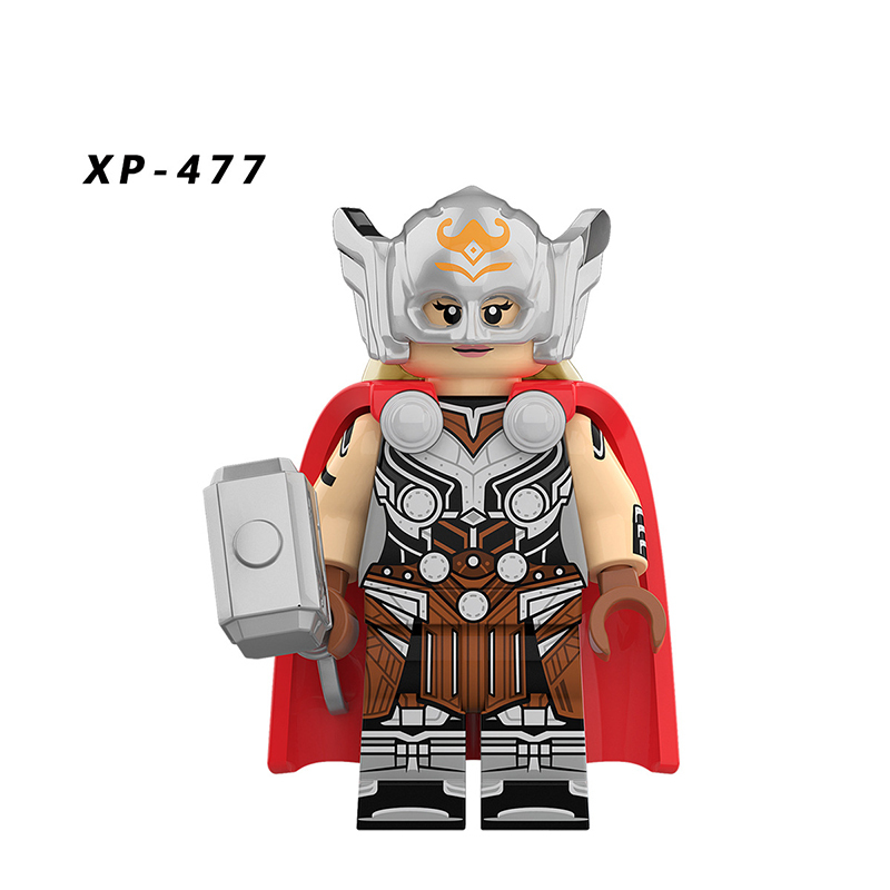 KT1062 Marvel Super Heroes Minifigs Building Blocks Max Reger Groot Valkyrie Korg Bricks Model Toys Gifts For Kids