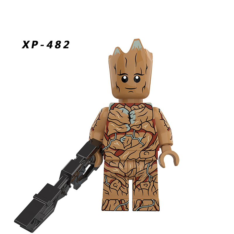 KT1062 Marvel Super Heroes Minifigs Building Blocks Max Reger Groot Valkyrie Korg Bricks Model Toys Gifts For Kids