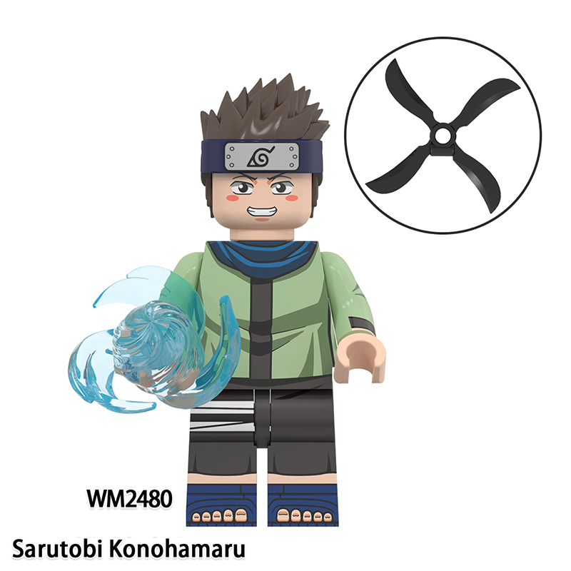 WM6153 Naruto Aeries Anime Yamato Sai Tenten Minifigs Building Blocks Neji Ichiraku Shizune Action Figures Children Toys Gifts
