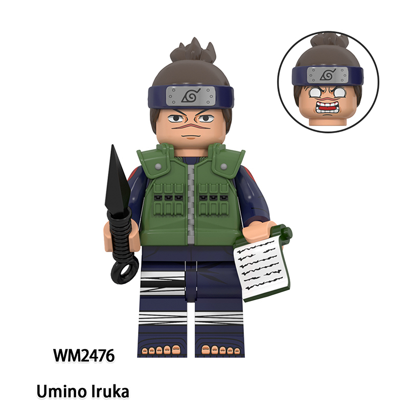 WM6153 Naruto Aeries Anime Yamato Sai Tenten Minifigs Building Blocks Neji Ichiraku Shizune Action Figures Children Toys Gifts