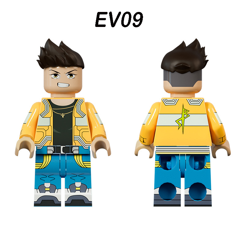 EV08 EV09 Hot Anime Cyberpunk Edgerunners Lucy David Mini Action Figures Bricks Games Assembly Building Blocks Toys Children
