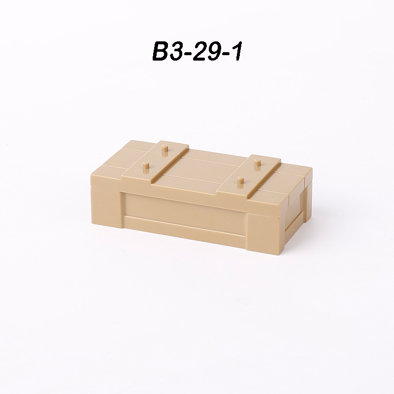MOC Military Material Package Action Figures Building Blocks Solider Weapon Accessories Compatible Box Bricks Children Gifts Toys
