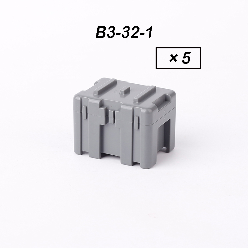 MOC Military Material Package Action Figures Building Blocks Solider Weapon Accessories Compatible Box Bricks Children Gifts Toys