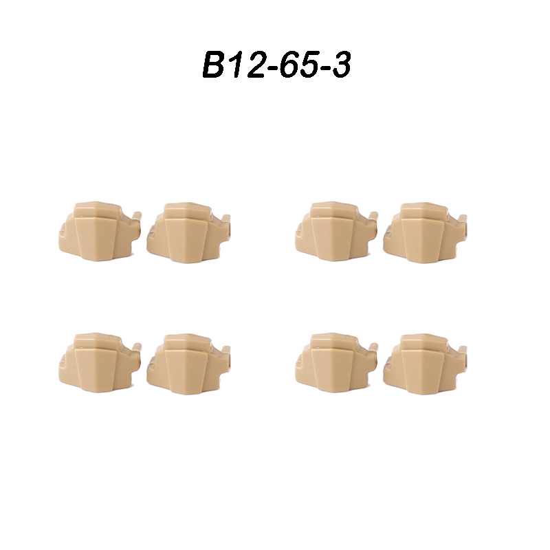MOC Military Series SWAT Figures Accessories Building Blocks Gun Weapons Knee Pads Headset Weapon Children Bricks Toys Boys Gift