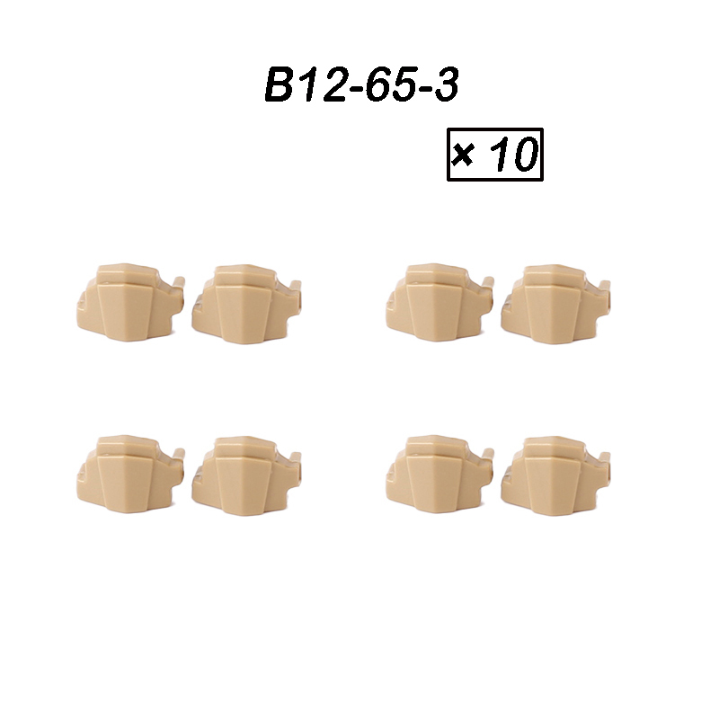 MOC Military Series SWAT Figures Accessories Building Blocks Gun Weapons Knee Pads Headset Weapon Children Bricks Toys Boys Gift
