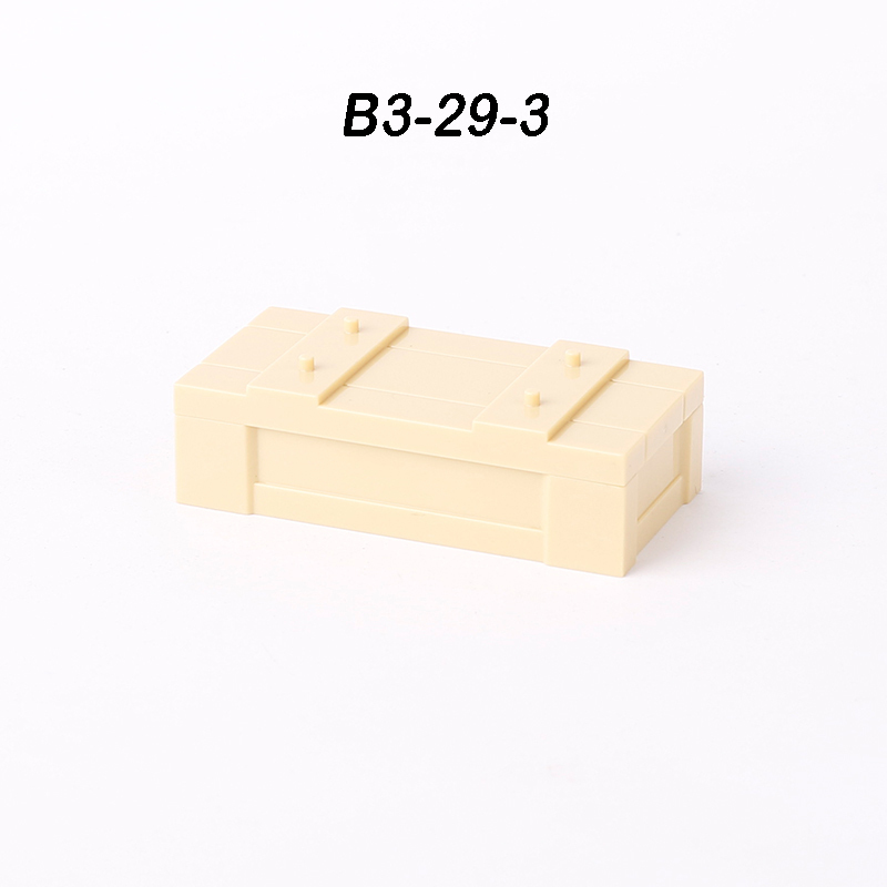 MOC Military Material Package Action Figures Building Blocks Solider Weapon Accessories Compatible Box Bricks Children Gifts Toys