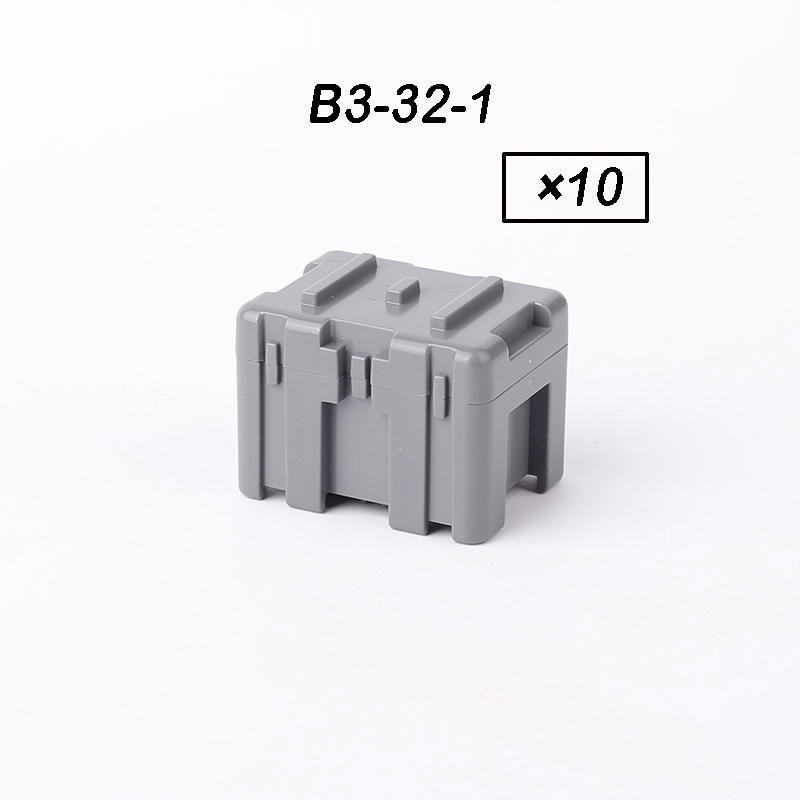 MOC Military Material Package Action Figures Building Blocks Solider Weapon Accessories Compatible Box Bricks Children Gifts Toys