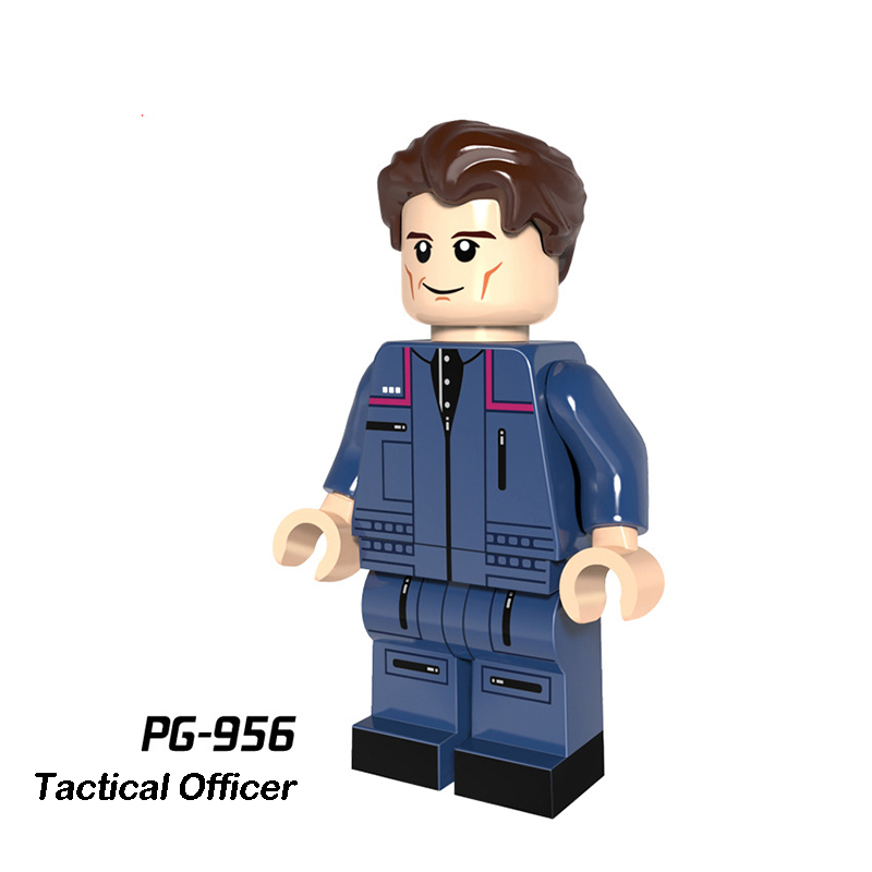PG8054 Movie Star Trek Minifigs Spock Building Blocks Science Fiction Enterprise Account Model Action Toys Children Gifts Boys